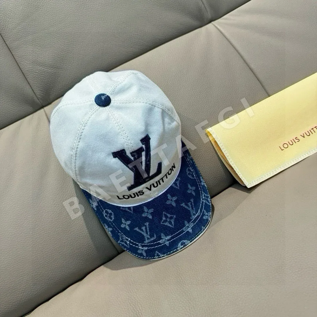 루이비통 모노그램 패치워크 베이스볼 캡 상세 이미지 1