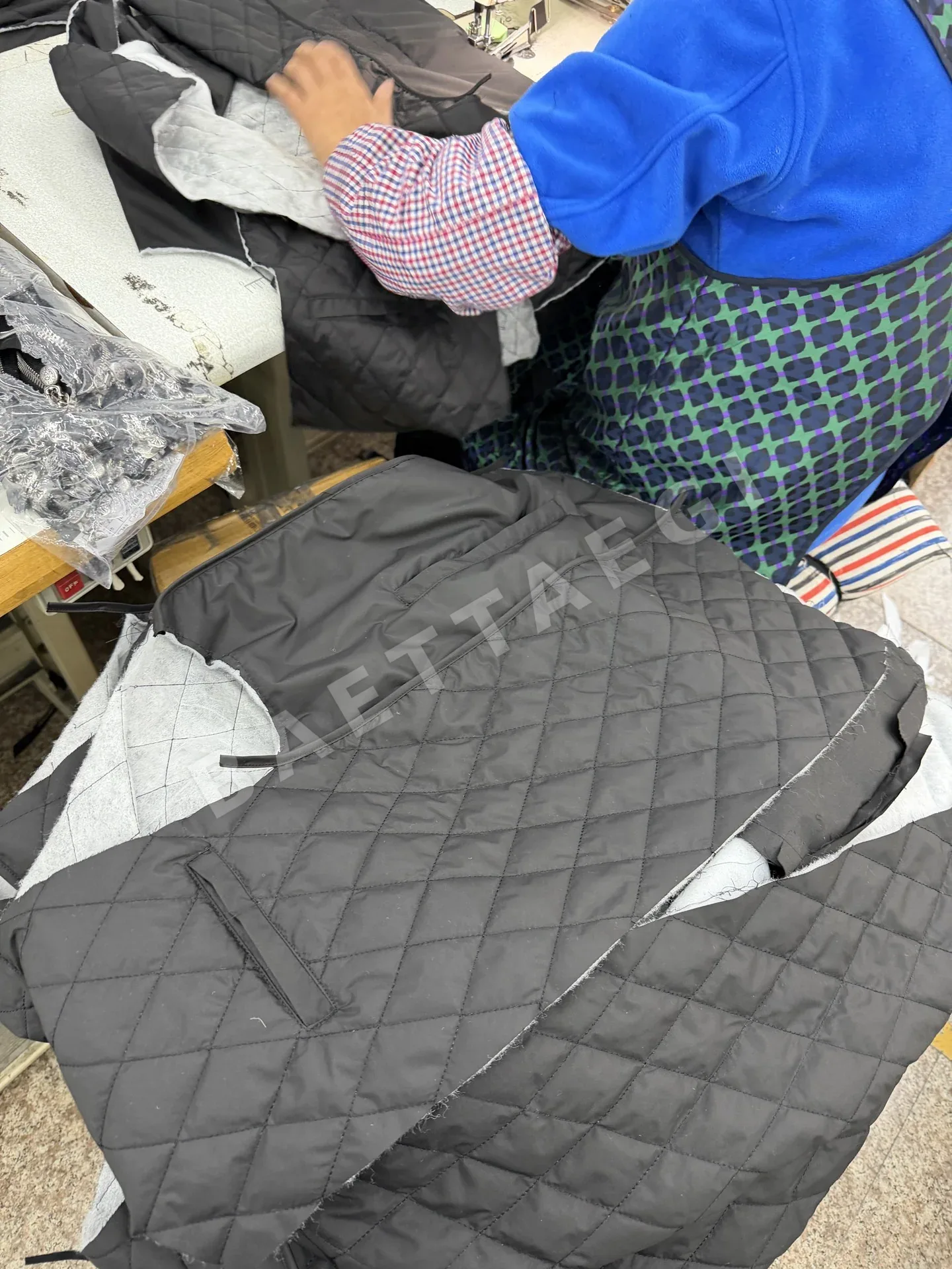 크롬하츠 다이아몬드 퀼팅 코튼 남성 조끼 상세 이미지 8