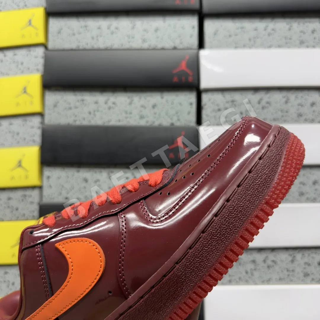 나이키 [G] 에어 포스 1 로우 IO4489-601 201893 Nike Air Force 1 Low Patent Leather Dark 상세 이미지 4