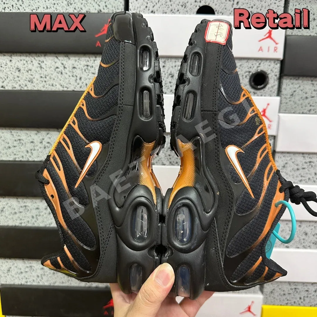 나이키 [DF] 에어 맥스 플러스 블랙 오렌지 FN6949-400 201074 Nike Air Max Plus Dark Obsidian 상세 이미지 12