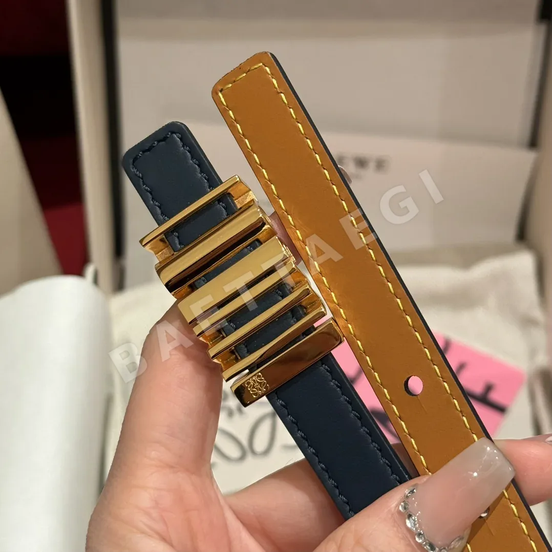로에베 기하학 무늬 소가죽 벨트 상세 이미지 7
