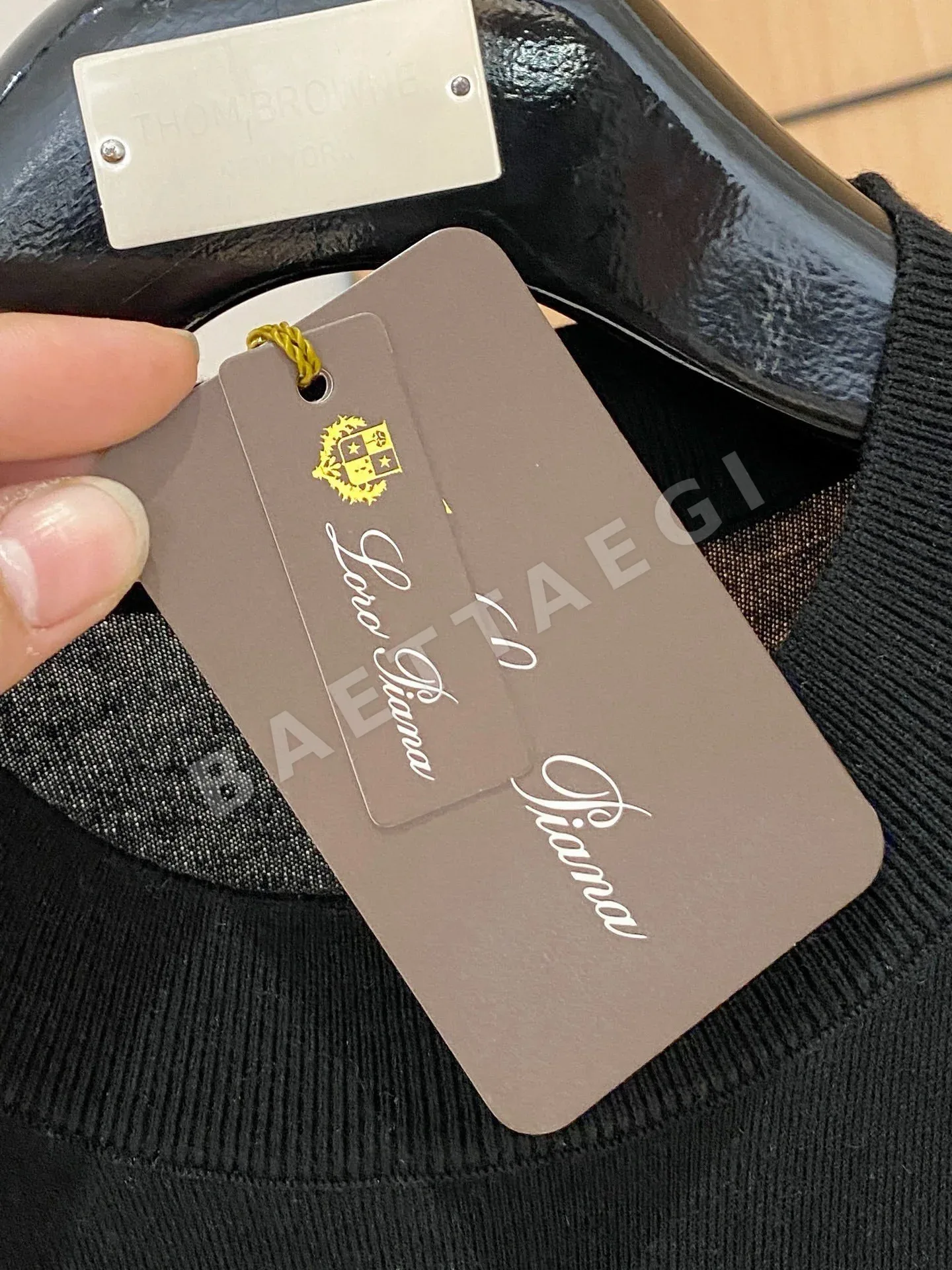 로로피아나 캐시미어 남성 니트 상세 이미지 6