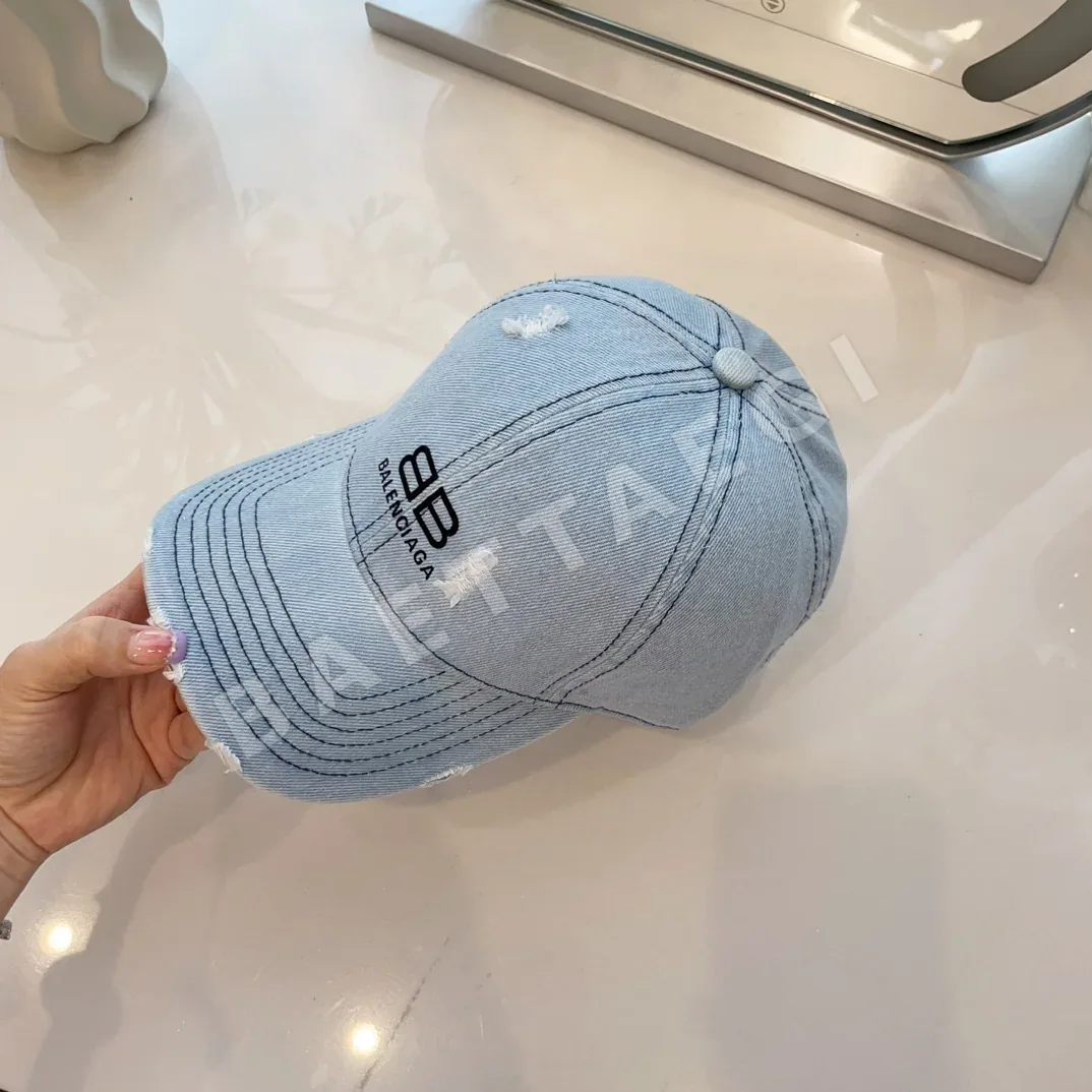 발렌시아가 데님 카우보이 베이스볼 모자 상세 이미지 3
