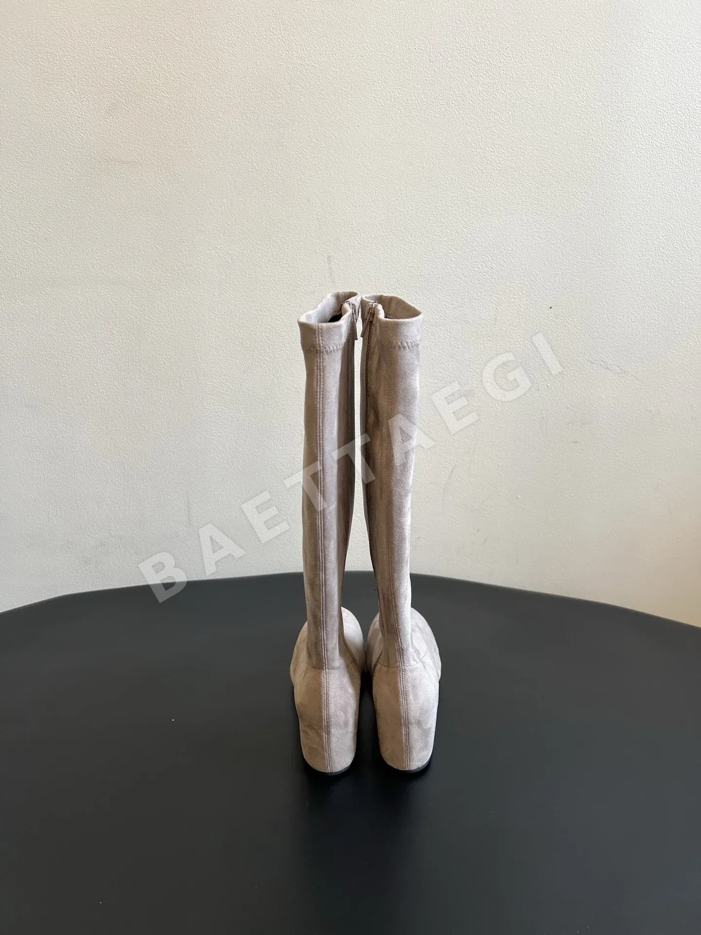더로우 부츠 캐시미어 웨지힐 상세 이미지 4