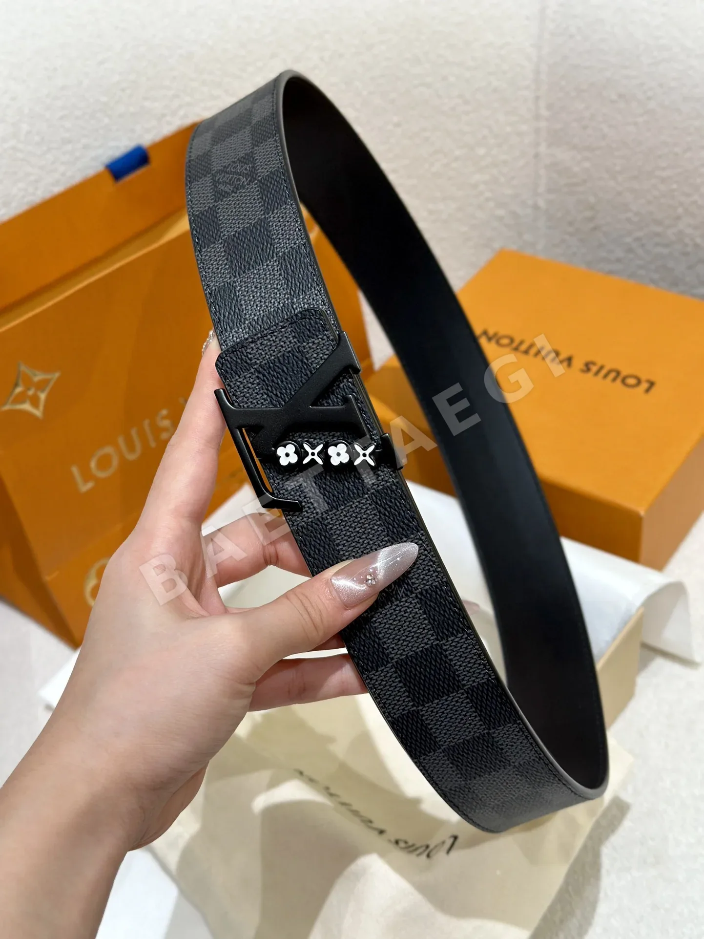 루이비통 모노그램 에클립스 리버시블 벨트 172265