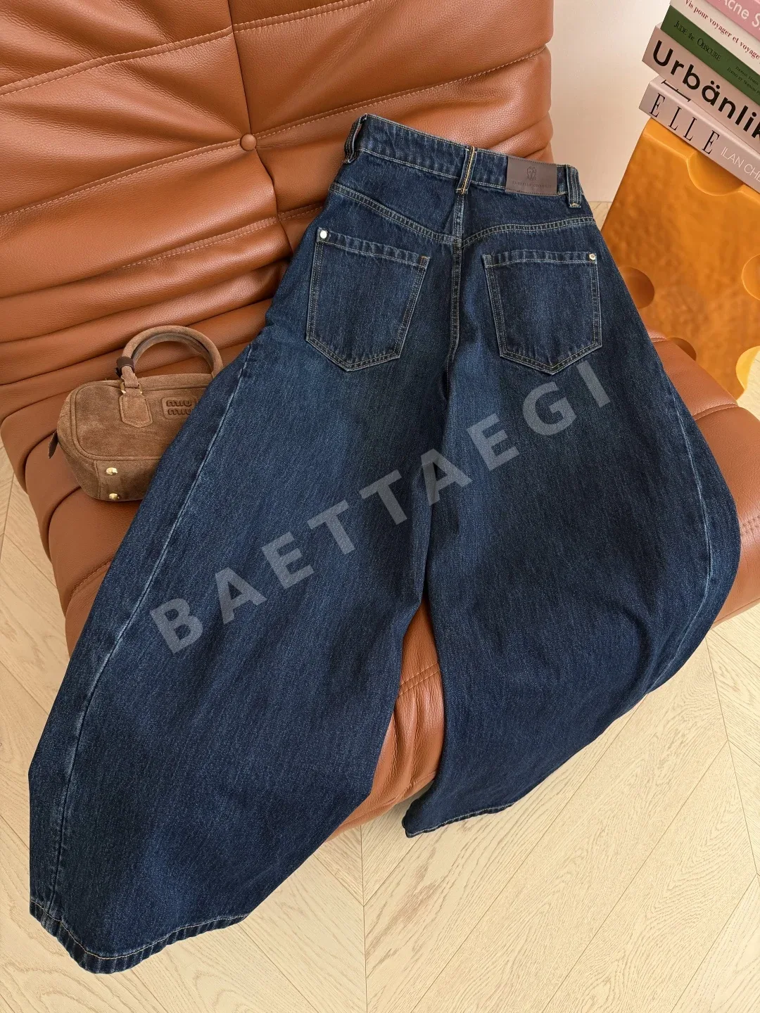 브루넬로쿠치넬리 BC 지퍼 와이드 바지 상세 이미지 8