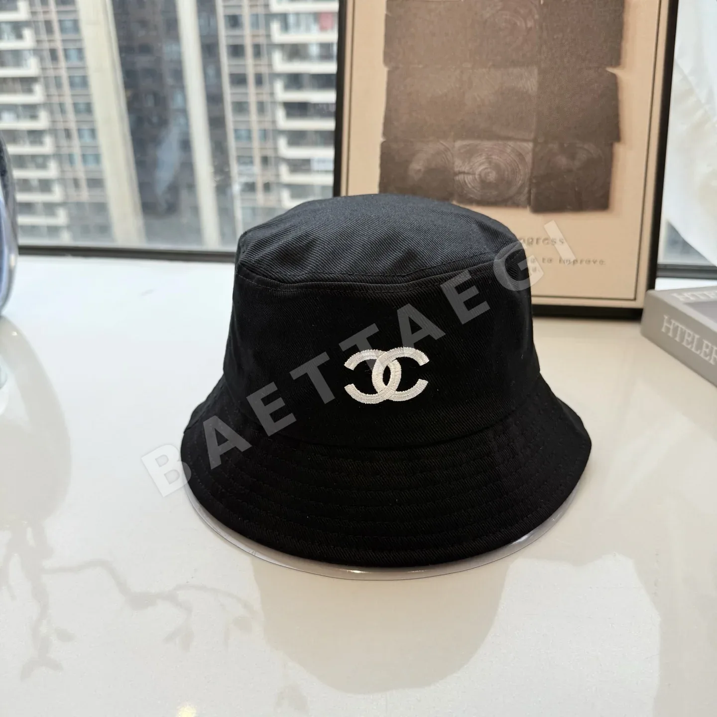 샤넬 더블 C 자수 트윌 야구모자 상세 이미지 1