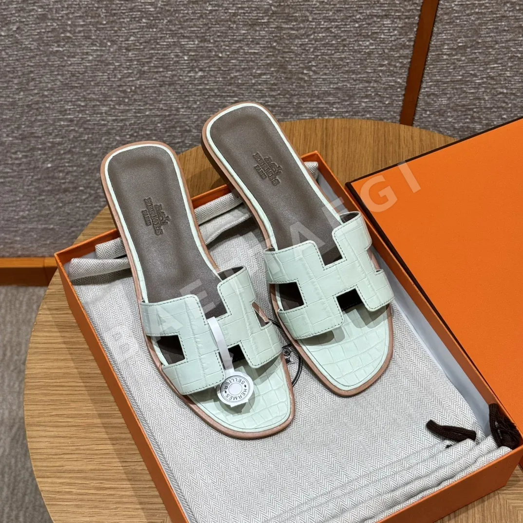 에르메스 오란 악어가죽 샌들 상세 이미지 3