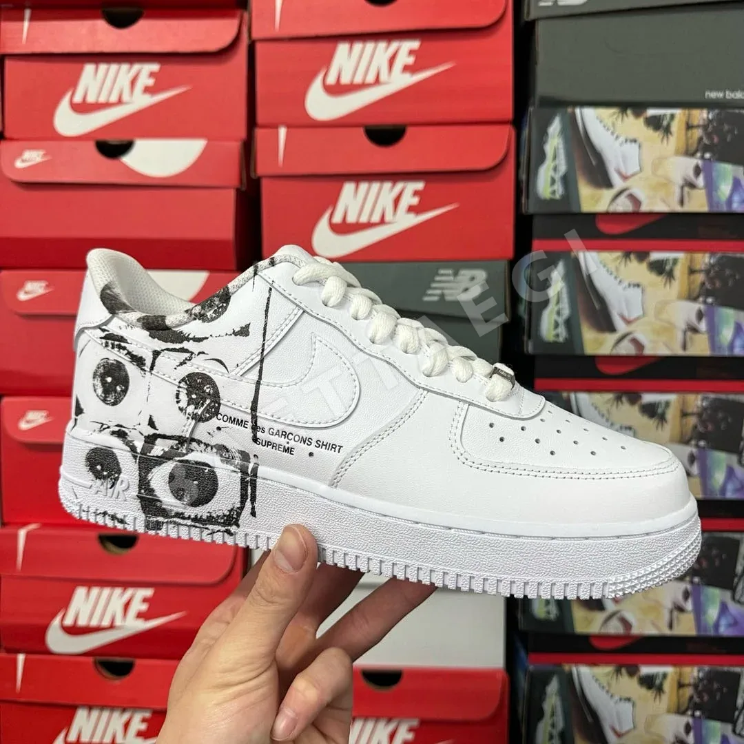 나이키 [GX] 에어 포스 1 로우 923044-100 201208 Nike Air Force 1 Low Supreme Comme Des 상세 이미지 6