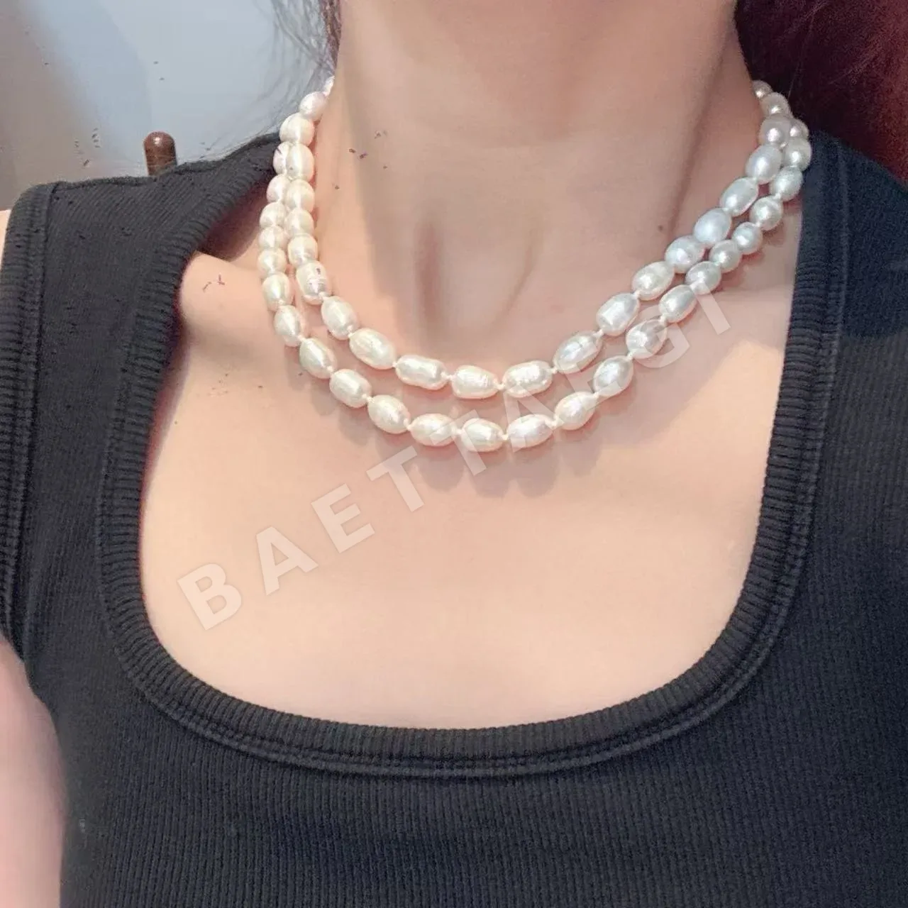 샤넬 진주 목걸이 130901